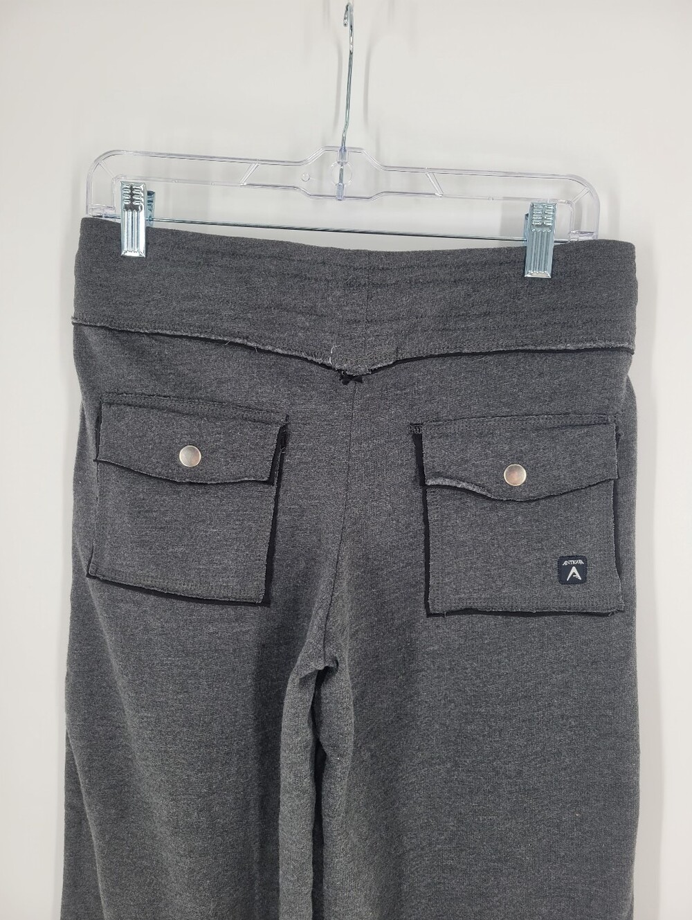 Antigua Wide Leg Drawstring Lounge Pants in Charcoal Wisconsin Size S New - Picture 5 of 8